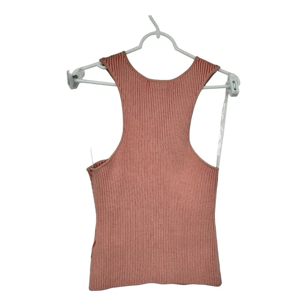 Hudson Twist Neck Ribbed Top NWOT - Picture 3 of 5